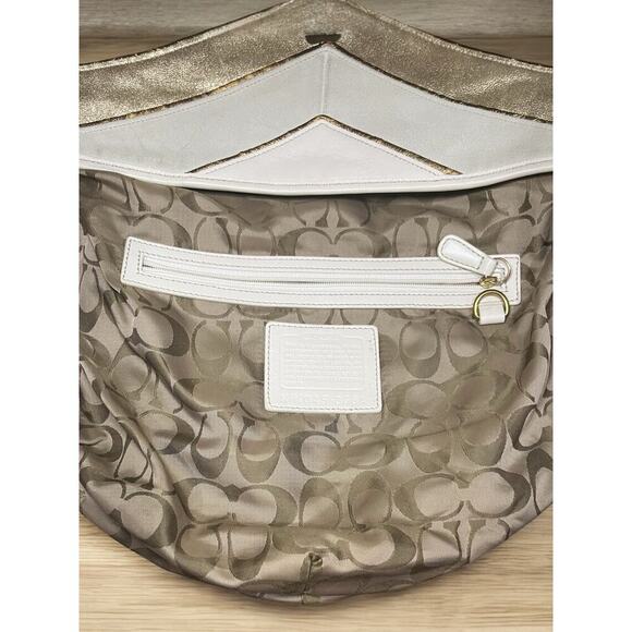 Vintage Coach 3664 Limited Edition Soho Chevron Medium Hobo & 6554 Wristlet - Picture 6 of 16